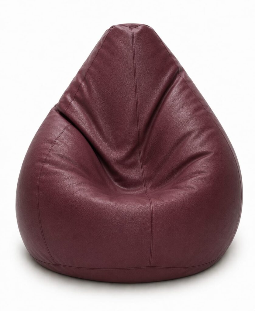 bean bag burgundy